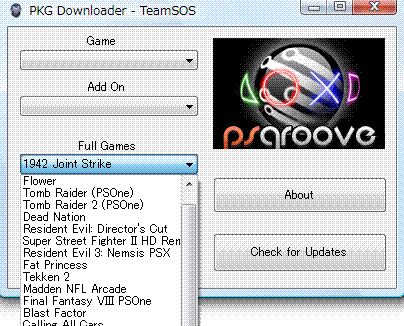 Ps3 Pcでps3の色々なアプリやパッチのファイルがダウンロードできる Pkg Downloader V2 5 ゲームｈａｃｋとか色々